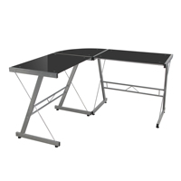 Bureau d'ordinateur en forme de L, nouveau, prix raisonnable, table de jeu compacte pour ordinateur portable