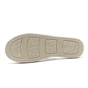 Sandalias de playa coreanas para <span class=keywords><strong>hombre</strong></span>, <span class=keywords><strong>chanclas</strong></span> transpirables, <span class=keywords><strong>chanclas</strong></span> de verano informales de ratán con tiras trenzadas - Product Image 6