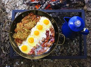 Haute Qualité En Acier Inoxydable Or Rose Revêtement miroir fini <span class=keywords><strong>Paella</strong></span> Poêle Omelette Poêle - Product Image 5