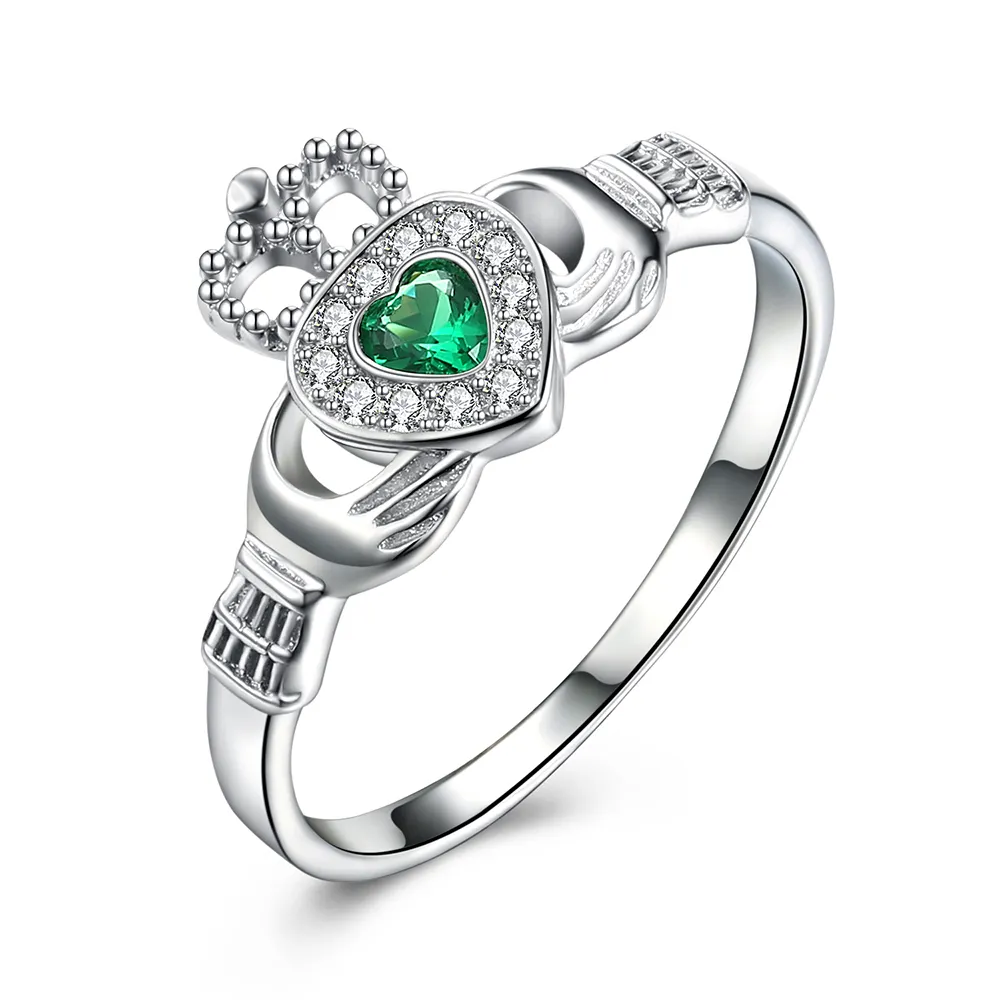 תכשיטים באיכות גבוהה 925 כסף לחרוט האהבה הקלטית טבעת
