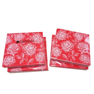 Santian giấy hoa hồng đẹp in giấy khăn ăn cho decoupage, decoupage Khăn ăn - Product Image 4