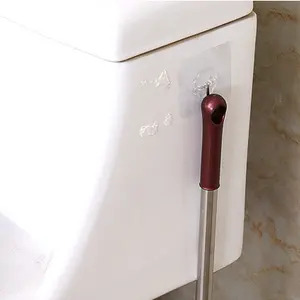 台所用品収納ラックウォールハンガー透明で強力な粘着性ウォールフック