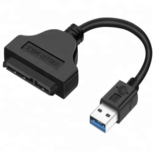 Cabo adaptador kuyia usb 3.0 para 2.5 "sata iii, cabo adaptador de disco rígido com uasp sata para usb 3.0 conversor para ssd/hdd