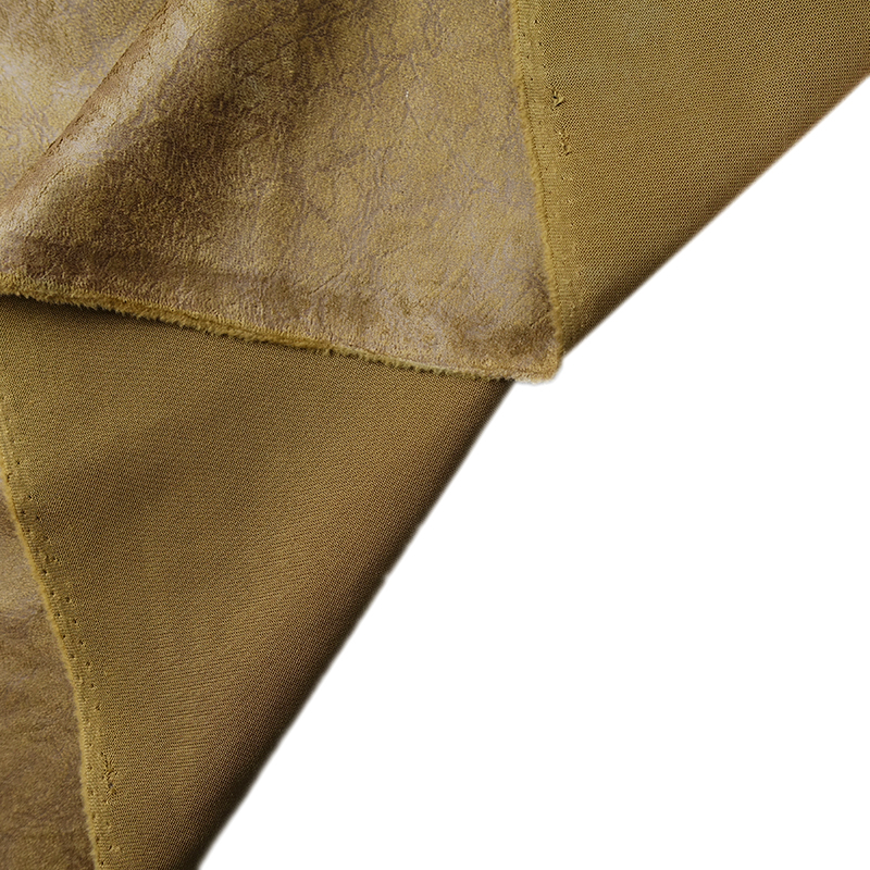 Китайская фабрика, Вьетнам, Высококачественная бронзовая велюровая ткань для сумок