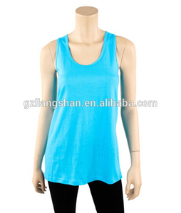 2015 nuevo OEM barato para <span class=keywords><strong>mujer</strong></span> Loose Fit Tank Top 100% algodón relajado soportar Flowy básica <span class=keywords><strong>camiseta</strong></span> sin mangas sml - Product Image 2