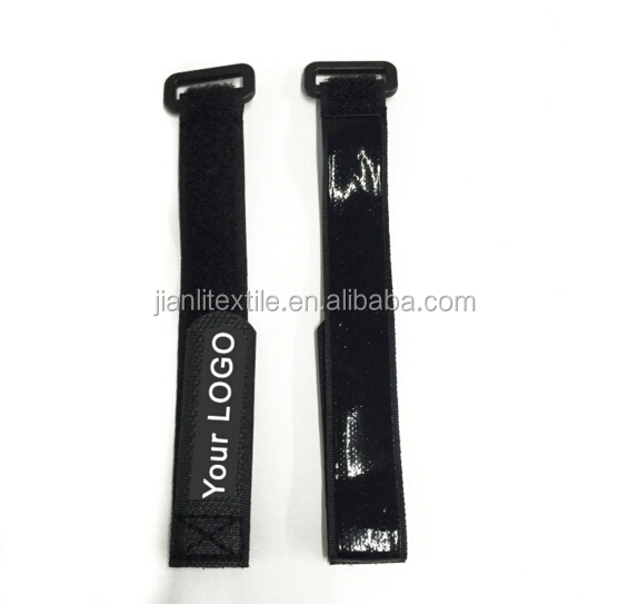 Custom Logo Eco-Friendly Self-Adhesive Drone Battery Strap Non-Slip Hook and Loop Design with Heat Resistance Printed Feature