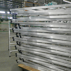 Scala a sezione singola per accesso professionale con gradino grande adatto per l'accesso a trame di attics - Product Image 5