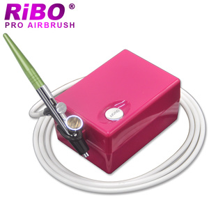 Juego de mini aerógrafo portátil, kit de maquillaje cosmético, aerógrafo compresor de aire para maquillaje, pintura corporal, <span class=keywords><strong>tatuajes</strong></span> <span class=keywords><strong>temporales</strong></span> - Product Image 5