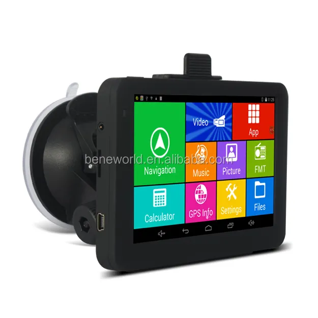 Mediatek 8127 Gps Tracking 5 Inch Android Gps Navigator Dvr Optionele Wifi Gratis Kaart Update