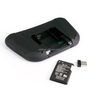 Clavier sans fil I82.4G Mini souris aérienne rétroéclairée RVB anglais russe espagnol français thaïlandais voix télécommande TV Box OEM