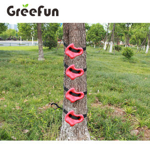 L'escalade tient les grimpeurs d'arbres L'escalade rocheuse tient pour les enfants et les adultes Parcours d'obstacles Slackline Sangle Arbre Escalade sûre - Product Image 1
