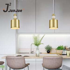 2017 moderno nuovo design elettrolitico hollow oro <span class=keywords><strong>paralume</strong></span> e14 ciondolo appeso luce - Product Image 6