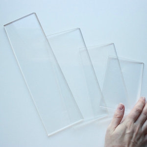 Tùy chỉnh laser cắt rõ ràng Acrylic ganache cạo rõ ràng buttercream scraper ganache Icing scraper - Product Image 2