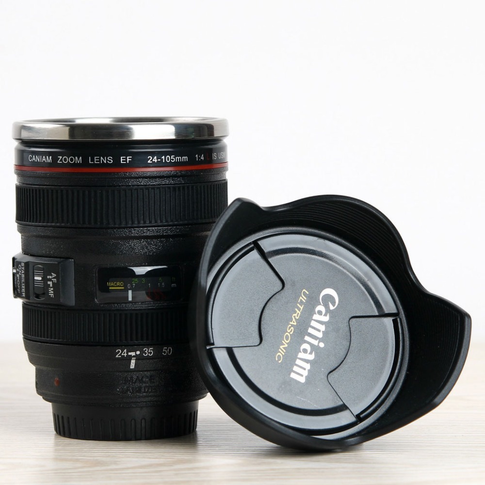 Zogift taza-lente de <span class=keywords><strong>la</strong></span> Cámara termo de viaje de acero inoxidable con aislamiento Copa con fácil tapa limpia - Product Image 3