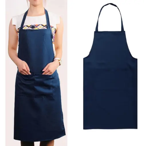 Cheap bulk wholesale barista apron with pocket bartenders uniform apron kitchen apron sale