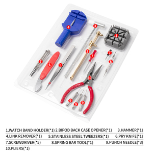 Chất lượng cao 16 cái đồng hồ công cụ sửa chữa Kit với đôi Vỉ đóng gói Đồng Hồ Công cụ sửa chữa - Product Image 4