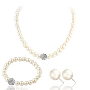 Ensemble de colliers en perles au design simple et tendance pour femmes, boutique de <span class=keywords><strong>bijoux</strong></span>, vente en gros N800195 - Product Image 1