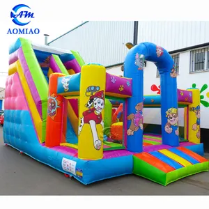 Château gonflable gonflable en pvc, dessin animé, en chine, pour enfants, Combo, à vendre