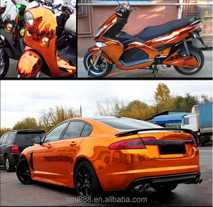 Colores múltiples de la alta calidad cromo espejo vinilo pegatinas para coche <span class=keywords><strong>moto</strong></span> envoltura - Product Image 4