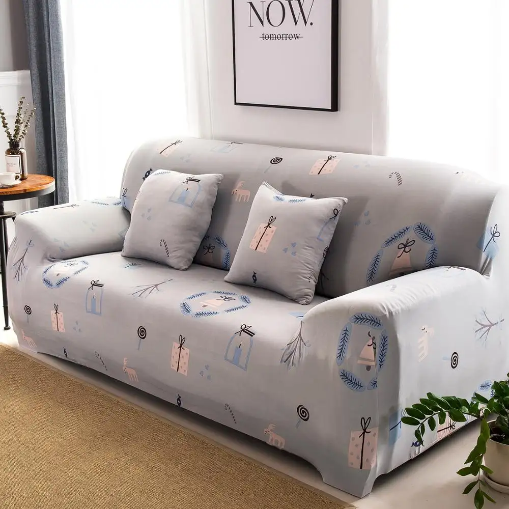 Capa de sofá elástica de spandex com três costas, capa para sofá e poltrona