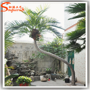 Palmera maquillaje <span class=keywords><strong>exterior</strong></span> fake palmera plantas los árboles artificiales árbol de <span class=keywords><strong>coco</strong></span> - Product Image 5