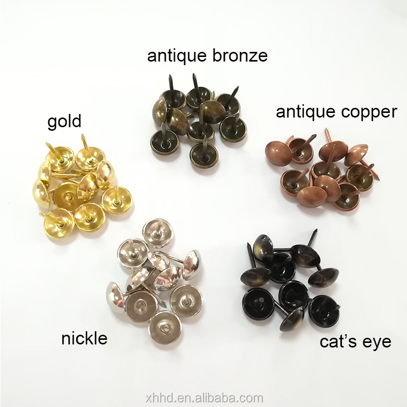 Декоративные тахоны для обивки ногтей, подарочный футляр для украшений, мебельные туфли, гвозди для дивана