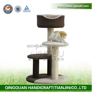 wholesale newest fashinable cat tower banana leaves & big cat tree tower