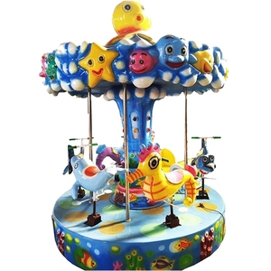 Mini Kids Carrusel Ride Playground Parque de Atracciones/Mini Carrusel Merry <span class=keywords><strong>Go</strong></span> Round para la venta - Product Image 3