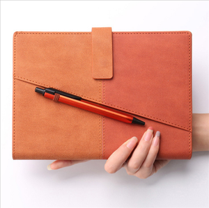 Bìa Nhà Cung Cấp Tùy Chỉnh Bao Bì Wenhzou Sổ Tay Nhật Ký Bằng Da Pu Bìa Màu Tương Phản Sổ Nhật Ký Kèm Túi - Product Image 5
