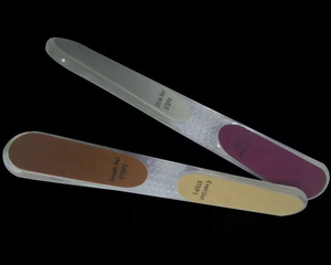 Fournisseur professionnel salon de beauté poignée ergonomique en forme incurvée <span class=keywords><strong>manucure</strong></span> française outil de soin des ongles <span class=keywords><strong>tampon</strong></span> de vernis bloc - Product Image 6