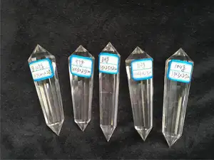 Natuurlijke goedkope rock quartz crystal 13 kanten punten, crystal Vogel punten, vervoer crystal healing wands