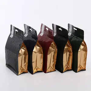 Flat Bottom Side Gusset Aluminum Foil Lined Brown Craft Paper Tea Coffee Packaging Bags - Buy Brown Craft Paper Tea Coffee Bags