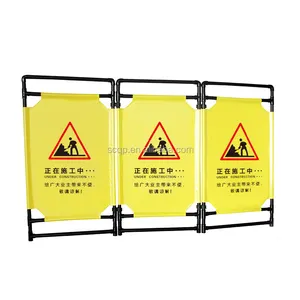 Custom Safety Signs Workplace Chinese Supplier Yellow Elevator Lift Barriers Maintenance