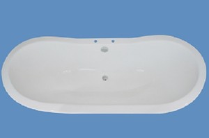 Baignoire classique à pieds en fer forgé double paroi / Baignoire autoportante en fonte - Product Image 3