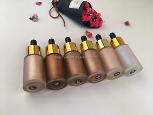 6 color secreto de belleza resaltador líquido maquillaje Etiqueta Privada <span class=keywords><strong>iluminador</strong></span> líquido gota de cara cosmética - Product Image 3