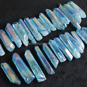 Mavi aqua aura ruhu kuvars kristal puan toptan - Product Image 3