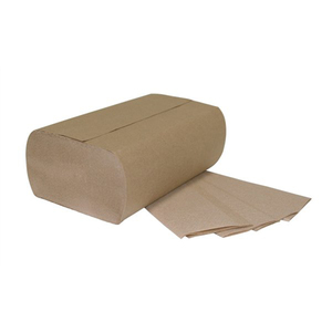 Toalla de papel de mano entrelazada de color marrón Kraft embalaje personalizado - Product Image 2