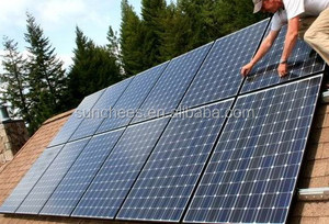 Conectada a la red del sistema de energía solar 1KW; sistema de energía solar para el hogar pequeños - Product Image 6