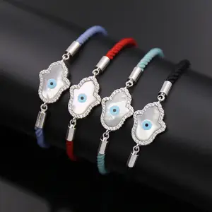 Новинка March Expo Хамса рука сглаза Spiritial Bead 18K Позолоченные ювелирные изделия браслет ручная цепочка для мужчин