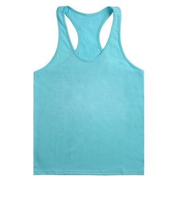 כושר Singlets Mens גופיות כותנה סטרינגר פיתוח גוף וכושר