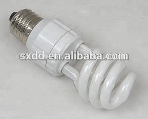 Giá rẻ 6500K nửa xoắn ốc tiết kiệm năng lượng đèn Trung Quốc 15W 20W E27 B22 OEM nomos Kinh Tế Bóng đèn ánh sáng 85Nergy tiết kiệm E10 CE ROHS - Product Image 1