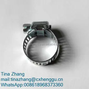 0.6 độ dày 8 mét ban nhạc chiều rộng đài loan hose clamp nhỏ nhỏ amerian tpye gas hose clip