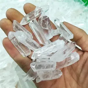 Натуральный Необработанный прозрачный кварцевый кристалл, оптовые цены
