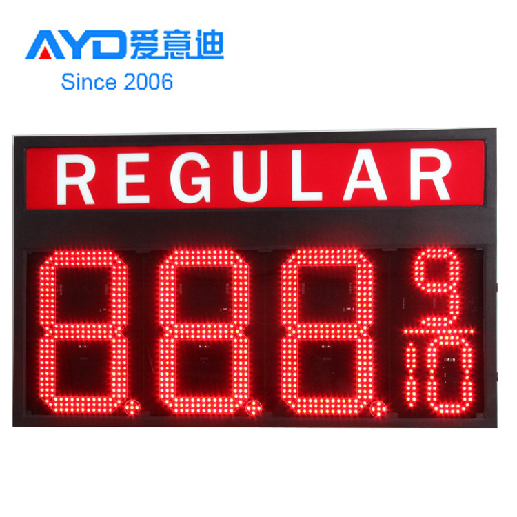 Segmented Sign Transform Your Business with Cutting-Edge 7 segment led gas station ...