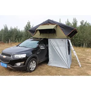 4x4 pick-up pieghevole ricovero auto sul tetto del camion top tenda con estensione