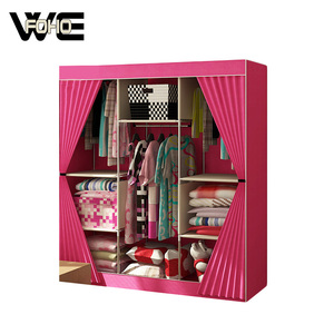Armoire pliante en tissu de haute qualité, bon marché, vente en gros, - Product Image 3