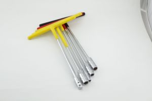 Kunci pas teleskop tipe L, 17-19mm + 21/23mm, kunci pas roda, alat tangan lainnya, kunci pas L-18208 - Product Image 5