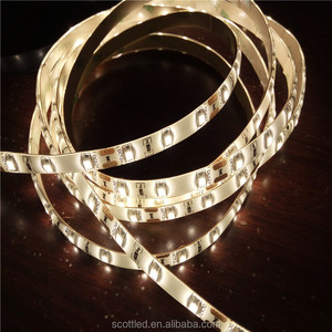 DC12V SMD3528 <strong>Flexible</strong> <strong>LED</strong> <strong>Tapes</strong> Single Color 60led/m PCB 10mm Warm White Color Strips IP20 - Product Image 3