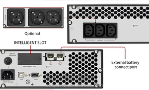 موجة جيبية نقية SKE-uper 1KVA W رف مزدوج v جبل 2U <span class=keywords><strong>UPS</strong></span> التحويل