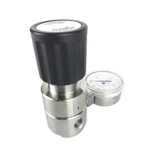 Single Co2 Gas Oxygen Nitrogen Pressure Regulator With Gauge